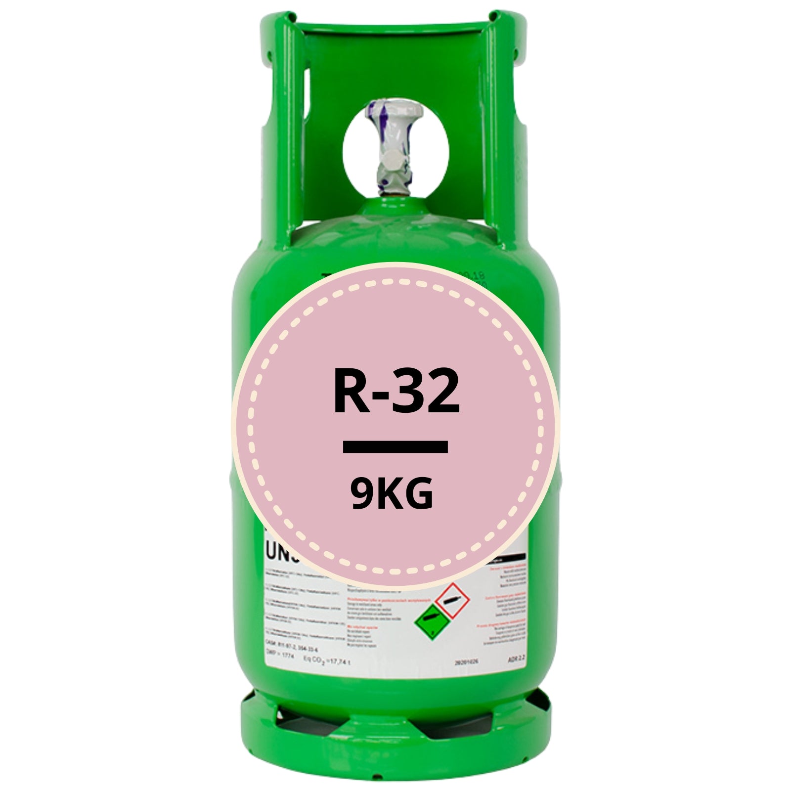 R-32 Kältemittel Mehrwegflasche 9 kg