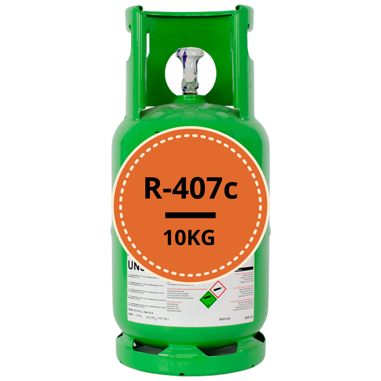 R-407C Kältemittel – Mehrwegflasche (Inhalt: 10 kg)